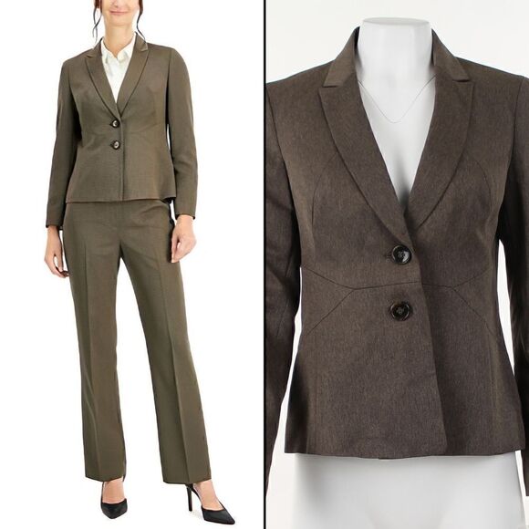 Le Suit Jackets & Blazers - Le Suit Brown Blazer  